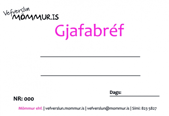 Gjafabréf image