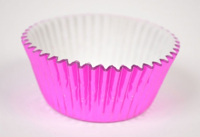 Bleik muffinsform úr áli 30 stk image